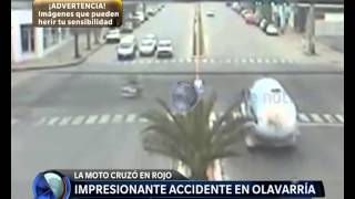 Impresionante accidente en Olavarría Telefe Noticias [upl. by Marlee]