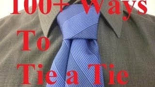 HOW TO TIE A TIE Reverse Four in Hand Necktie Knot [upl. by Mellisa]