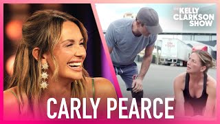 See Carly Pearce amp Tim McGraw’s Hilarious Workout [upl. by Kelcy]