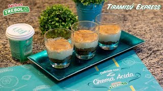 Tiramisú Express  Crema Ácida Trebol [upl. by Intosh110]