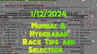 Mumbai amp Hyderabad Race Tips and Selection  The Sir Jamsetjee Jeejeebhoy Trophy 🏆 [upl. by Koral432]