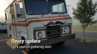 adventure rv vintage motorhome 1975 gmc fleury update getting prepared for restoration [upl. by Ellezaj]