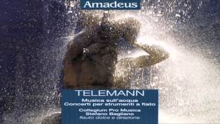 Telemann Musica SullAcqua  Concerti Per Strumenti A Fiato  Minuetto Il Piacevole Zefiro [upl. by Margo826]