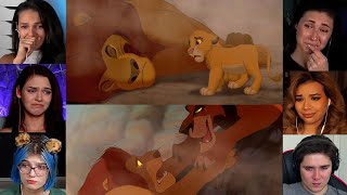 Death of Mufasa  The Lion King  1994  Reaction Mashup  thelionking [upl. by Laurella]