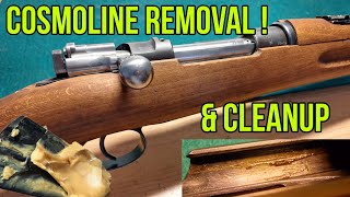 Swdish Mauser cleaning and cosmoline removal [upl. by Nylekcaj]