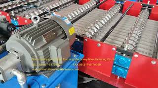 1220mm corrugated sheet forming machine [upl. by Annemarie]