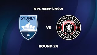 NPL Men’s NSW Round 24 Sydney FC v Blacktown City FC [upl. by Woolley]