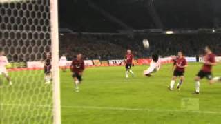 Shinji Okazaki Amazing Overhead Kick Goal 180212 [upl. by Zadoc222]