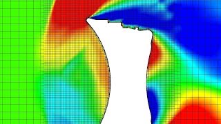 SolidWorks Flow Simulation  Detailed Concave Direct Reentry Capsule Simulation Starting To Converge [upl. by Sonaj]