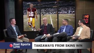 Takeaways from Redskins win over Cowboys [upl. by Chad493]