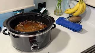 Crock Pot Meal and Homemade Biscuits First a Fan purchase for the CRASHER [upl. by Kappel]