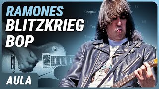 BLITZKRIEG BOP  Ramones  Como tocar na guitarra [upl. by Iaw]