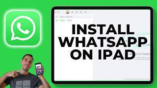 How To Install WhatsApp on iPad 2024 [upl. by Yenar783]