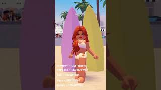 swimsuit codes 🌺 bloxburg  berry avenue roblox [upl. by Alleras]