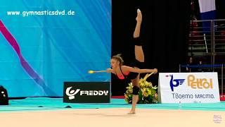 Alexandra Soldatova  Clubs Podium Training  WC 2018 SOFIA [upl. by Rombert]