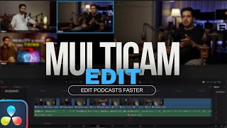 FASTER Edits Using MULTICAM  COMPLETE Workflow  Davinci Resolve Tutorial [upl. by Rdnaskela91]