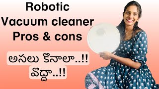 Robotic vacuum cleaner pros ampcons  is it really useful  Robo information  how to use robots [upl. by Niotna]