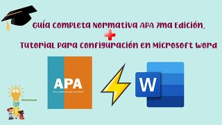 Guía Completa Normativa APA 7ma edición  Tutorial de Configuración en Word 365 [upl. by Htebzil]