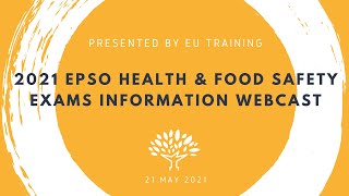 2021 Administrators in Health amp Food Safety EPSO Exams  Information Webcast [upl. by Angel]