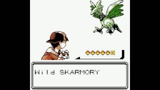 Shiny encounters Skarmory Route 45 part 2 Gameshark  Pokémon Crystal [upl. by Ycnan959]