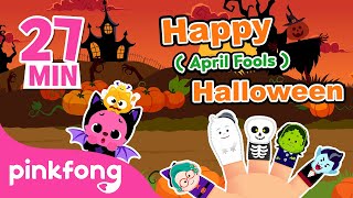 🎃🦇 Happy Spooky April Fools Halloween  BEST Halloween playlist  Pinkfong Kids Songs [upl. by Ameerak478]