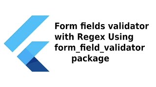 🔴 Flutter form field validations with TextFormField decoration [upl. by Eggleston463]