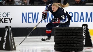 Kendall Coyne Schofield makes history in Fastest Skater [upl. by Sherwood574]