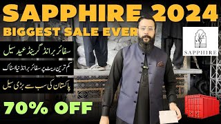 70 Off Sapphire Brand Original  Only Available At Branded Cut Pieces  Lawn 2024  2Pc 3Pc [upl. by Garnet]