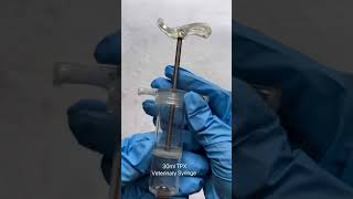 Different ML high quality reusable syringe for veterinary use [upl. by Allys]