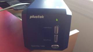 Plustek Opticfilm 7400 Demo Powering on [upl. by Ellimaj]