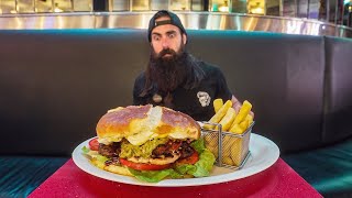 FINALLY ATTEMPTING SCOTLANDS BIGGEST BURGER CHALLENGE  BeardMeatsFood [upl. by Bekki]