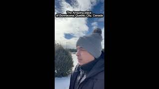 Canada life Quebec City Donnacona Cinematic View during winter season [upl. by Ayad]