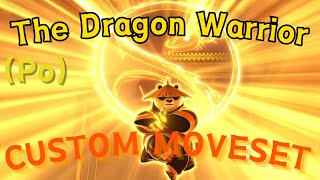 The Dragon Warrior Po CUSTOM MOVESET In The Strongest Battlegrounds [upl. by Goldi]