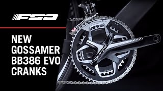 New FSA Gossamer BB386EVO Crankset [upl. by Itteb]