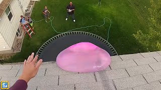 We Dropped a Giant Super Wubble off the Roof [upl. by Snilloc]