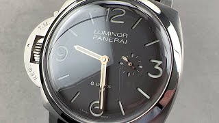 Panerai Luminor 1950 LeftHanded quotDestroquot 8 Days Titanio PAM 368 Panerai Watch Review [upl. by Jeanette317]