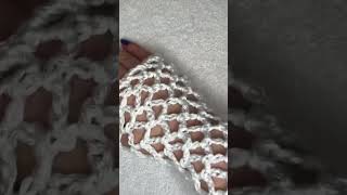 Fishnet crochet gloves tutorial shorts [upl. by Amaleta]