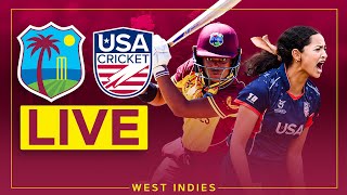 🔴 LIVE  West Indies v USA  U19s Women  5th T20 [upl. by Adnaluoy]