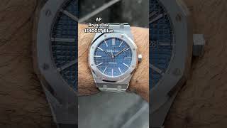 My new 41mm Audemars Piguet Royal Oak Blue Dial 15400 ytshorts audemarspiguet [upl. by Eimmis]