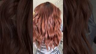 Are you ready for Autumn style for your hair 🔥 haircolor redbrown redcopper beauty copperhair [upl. by Wearing]