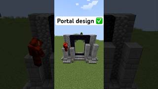 Unlocking the Ultimate Nether Portal Design shorts [upl. by Ferrick854]