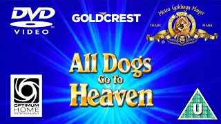 Opening to All Dogs Go To Heaven UK DVD 2004 [upl. by Begga]