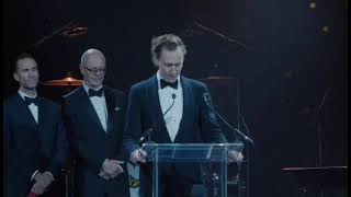 Tom Hiddleston read a message from the King [upl. by Htir]