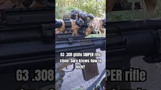 G3 CETME 308 Ghillie SNIPER rifle clone sure knows how to kick [upl. by Nahsad349]