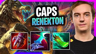 CAPS BRINGS BACK RENEKTON MID  G2 Caps Plays Renekton Mid vs Yasuo Season 2024 [upl. by Otsugua]