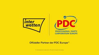 Interwetten  offizieller Partner der PDC Europe pdceuropeofficial [upl. by Erdnassak]