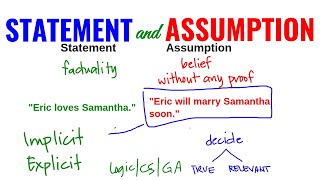 Statement and Assumption Tips and Tricks  Part 1 [upl. by Iver67]