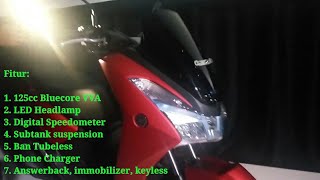 Yamaha Lexi 125Baby NMax 125ccVVABluecore amp Keyless [upl. by Miharba]