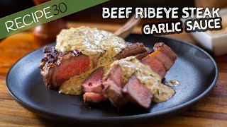 Are you a meat lover Try this Steak with Garlic Sauce [upl. by Doughty]