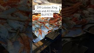 99 All You Can Eat Lobsters King Crab and A5 Wagyu Buffet at Niku X Los Angeles [upl. by Denzil]